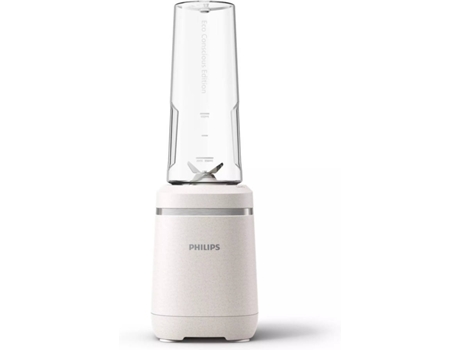 Batidora de Vaso PHILIPS HR2500/00 Conscious Edition Sustentavel (350 W - 0.6 L - Blanco)