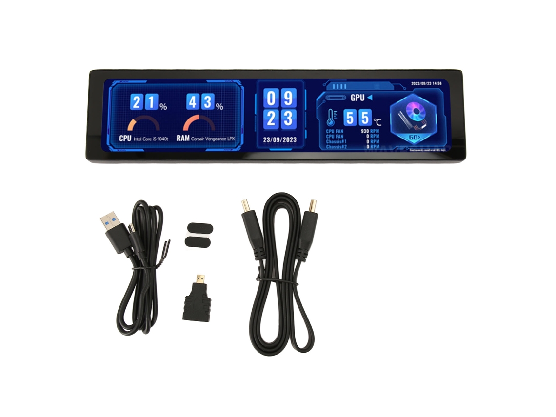 Pantalla Ips De 11.9 Pulgadas Con Altavoz Hdmi Hd Display Para Rpi Ubuntu Kali Retropie