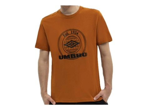 Camiseta de Hombre para Fútbol UMBRO Collegiate Graphic Naranja (M)