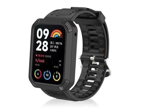 Pulsera Tpu con Marco Protector para Xiaomi Band 8 Pro Negra INF