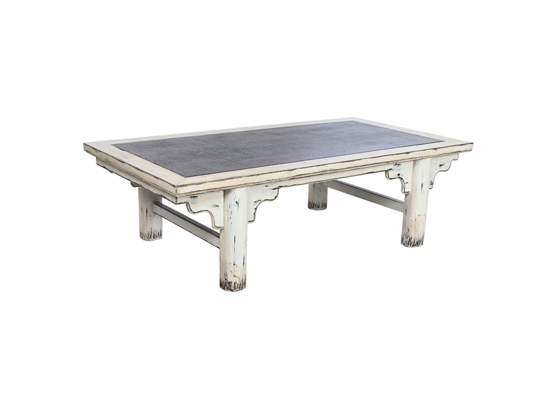 Mesa Centro Olmo Macizo Ratán Decape 167x90x50cm