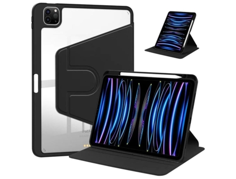 Funda Crystal Folio Rotación 360º para Xiaomi Pad 6 Pro 11 Negra VEANXIN