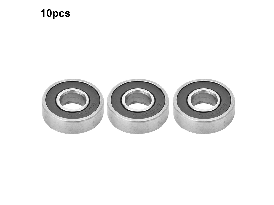 10 Rodamientos De Acero Al Carbono De Alta Precisión 6000rs De 10x26x8 Mm Para Uso Industrial.