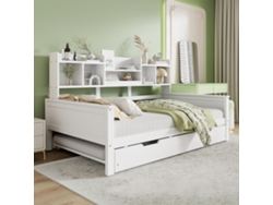 Sofá Cama Individual Extraíble Gutent Blanco (90x200cm)