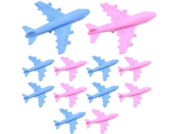 Juego de 36 gomas de borrar con forma de avión: bonitas e ideales para material escolar, premios para profesores,