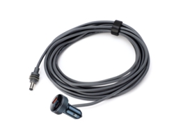 Cable de alimentación de CC con indicador de voltaje y resistente al agua.