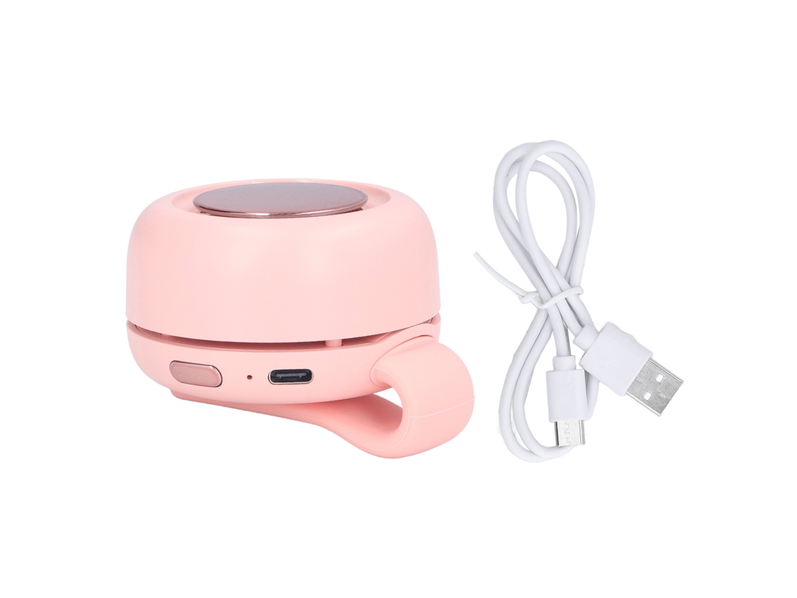 Ventilador silencioso portátil recargable por USB - Rosa