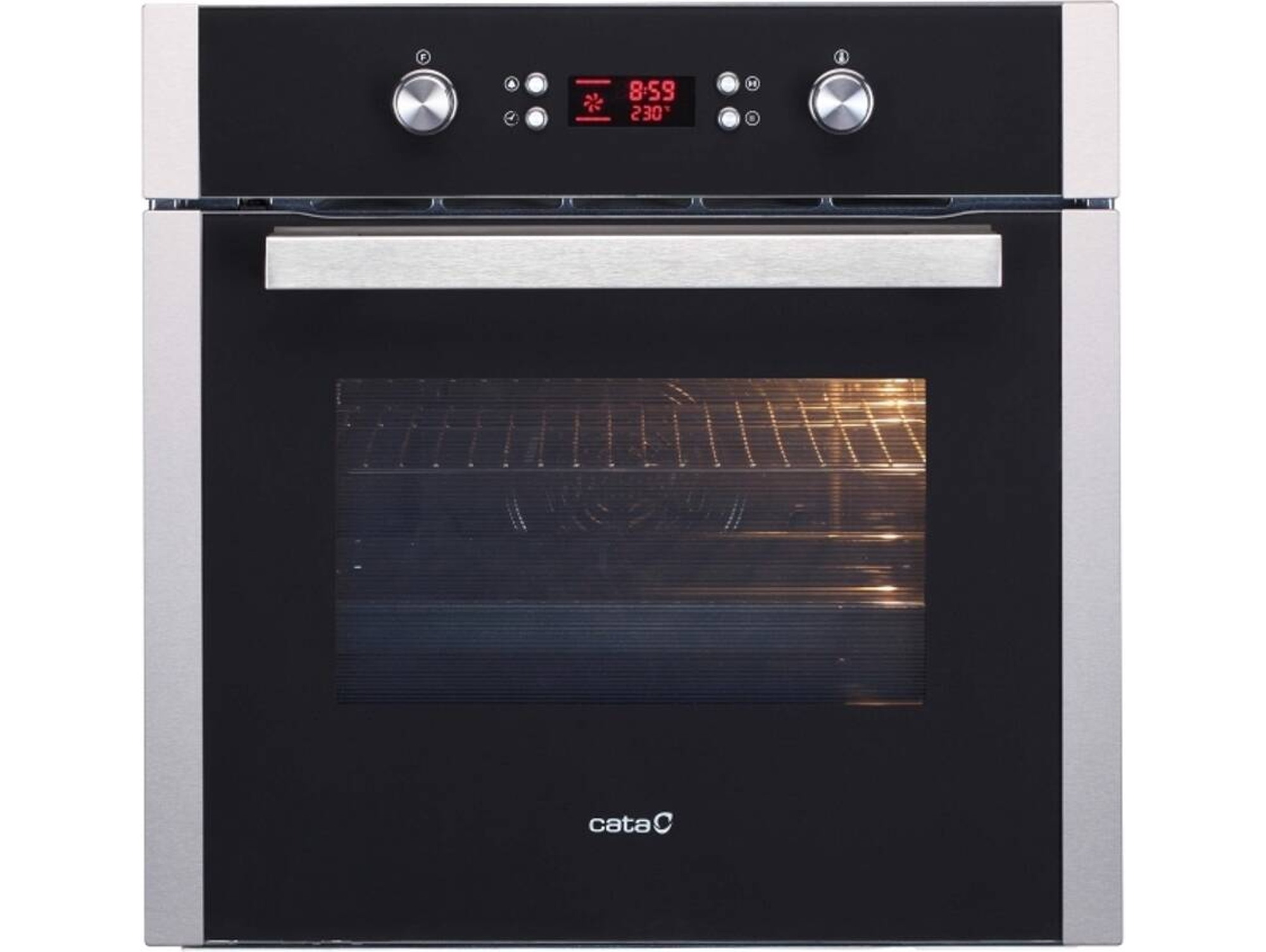 Horno CATA LC 8110 BK (70 L - 59.5 cm - Pirolítico - Negro)
