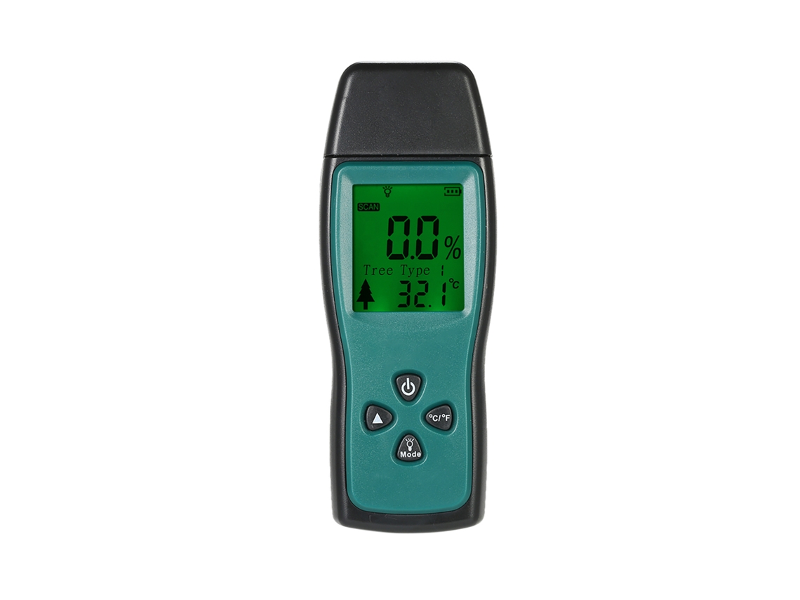 Medidor De Humedad De Madera Digital Portátil Con Pantalla Lcd Y Sonda De 2 Pines, Rango De 2% A 70% De Humedad Relativa.