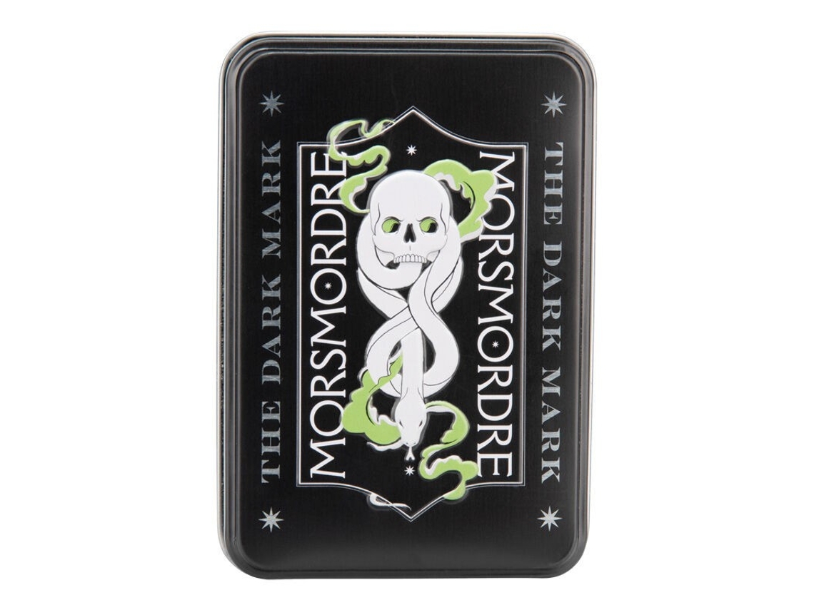 Cartas de caja metálica de Paladone de Harry Potter de Dark Arts Morsmordre