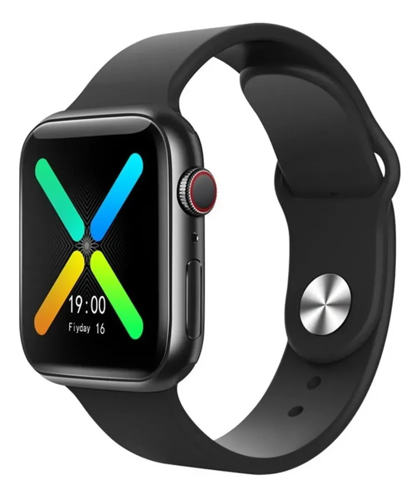 Reloj inteligente X8 de 44 mm resistente al agua para iOS y Android