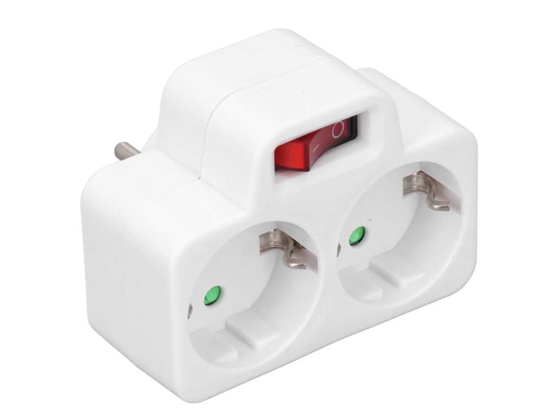 2026-as-adaptador Conversor De Corriente Estándar Europeo 16a Con Interruptor Y Enchufe Iluminado Impermeable 2p