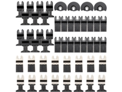 Juego de 50 Cuchillas Oscilantes para Multifunciones Corte Preciso en Madera, Metal y Plástico Tekmaquinas