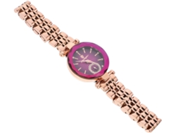 Reloj De Mujer Impermeable, Elegante, Ligero, De Cuarzo, Ultrafino, Estilo Casual, Color Oro Rosa.