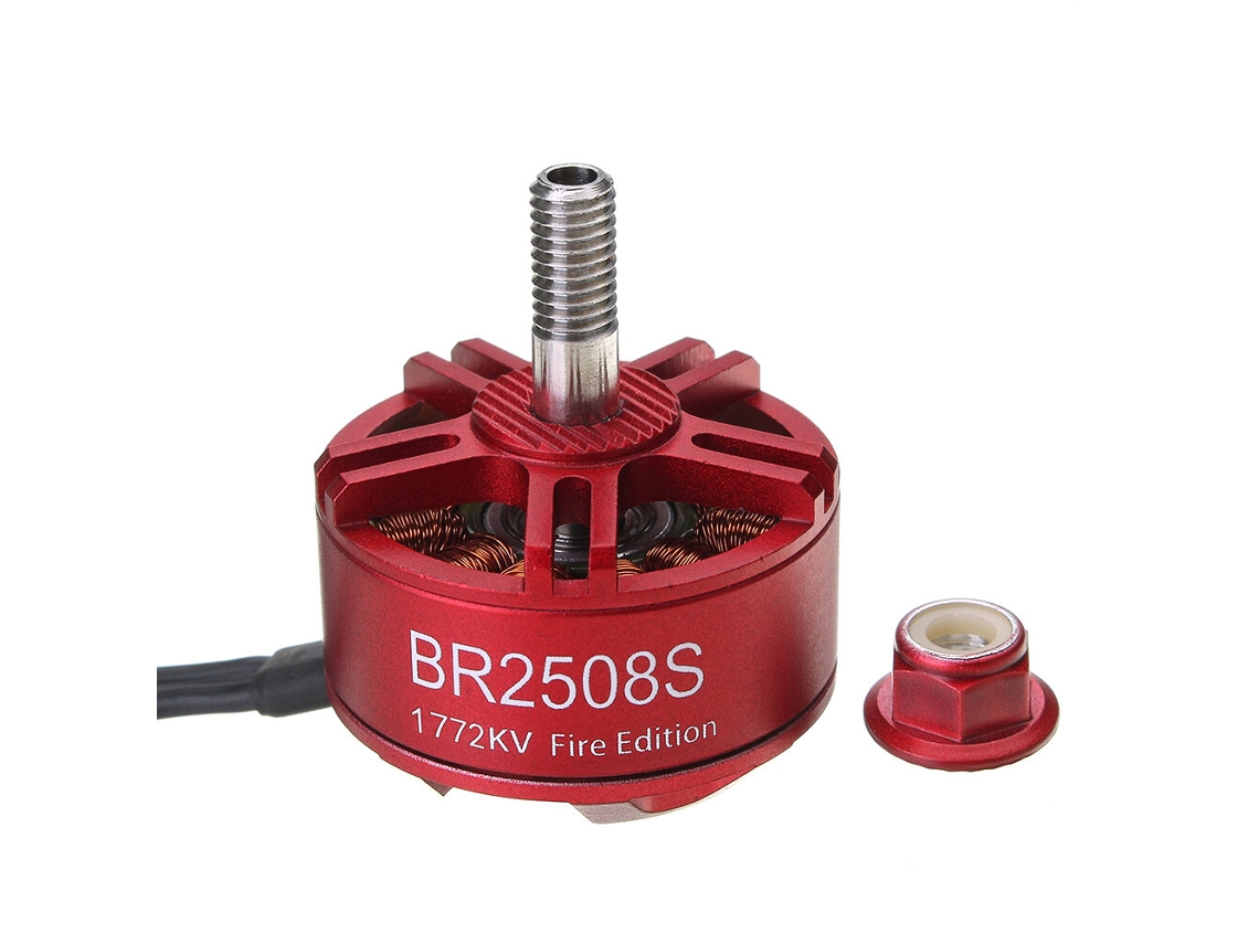 Motor sin escobillas Racerstar 2508 Br2508s Fire Edition de 1275kv, 1772kv y 2522kv para drones de carreras FPV MDUG