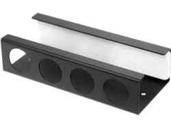 Suporte De Parede Para Escova De Dentes Elétrica, Aço Inoxidável, Placa De Diatomita Absorvente, Design Preto Para