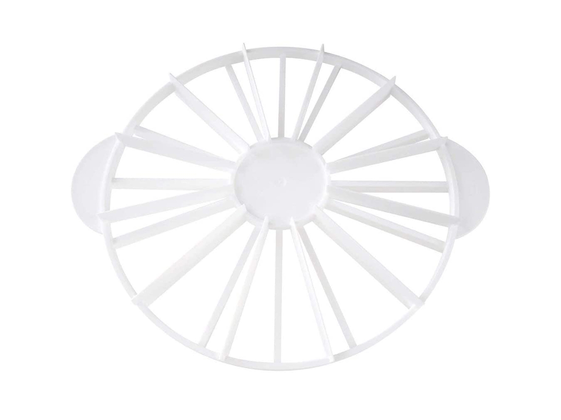 Divisor de pasteles de plástico de doble cara con 2 asas, accesorios de cocina para cortar pasteles en partes iguales de 10/12, utensilios de repostería