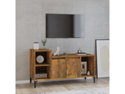Mueble Tv 100 x 35 x 55 cm Madera Procesada Roble Ahumado - Derivados