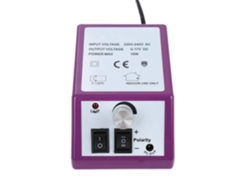 Juego de taladro de uñas profesional, Kit de pulido, accesorio de lima de taladro de uñas para manicura y pedicura (púrpura) S/MARCA