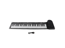 Piano Enrollable De 49 Teclas Portátil De Silicona Con Altavoz