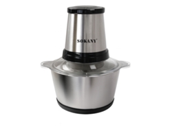 Triturador de alimentos Sokany Sk 7002a 2L 800W Negro Gris
