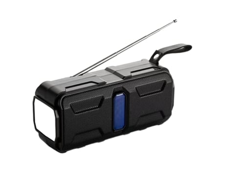 Altavoz Inalámbrico Multifuncional Radio FM Compatible con Tarjeta TF Alimentado por Energía Solar Compatible con Bluetooth Altavoz de Bajos Musica...