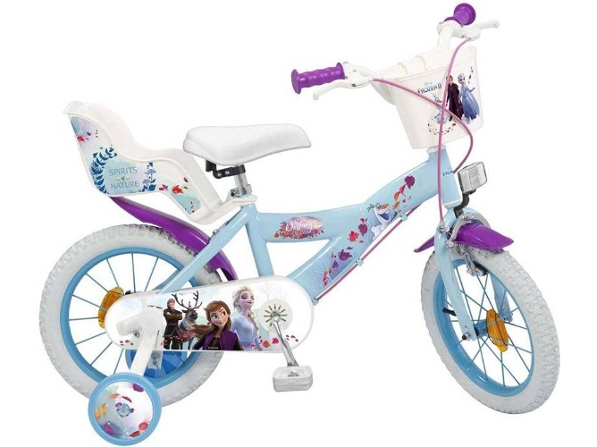 Toimsa Bicicleta 14 frozen 2 ii con kit de luz y timbre