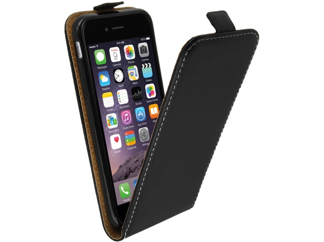 Funda iPhone 6, 6S AVIZAR HCU-FLIP-BK-IP6