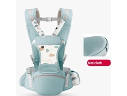 Portabebés - Envoltura Ergonómica Para Asiento Delantero, Comodidad Para Padres Y Bebés (verde) Chrui