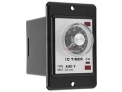 Relé De Tiempo Ah2‑y 60m Retardo Mini 8 Pines Controlador 24vdc Para Equipos De Automatización
