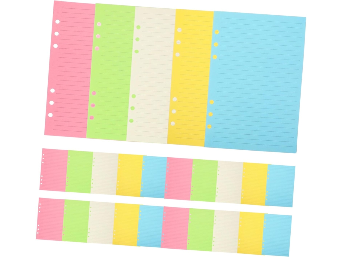 50 hojas de papel para cuaderno, papel para carpeta