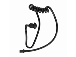 Tubo Acústico Con Adaptador Para El Oído Para Radios Bidireccionales Motorola, Kenwood, Icom Y Baofeng - Negro