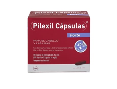 Cápsulas PILEXIL Cabello y Uñas (120 unds)