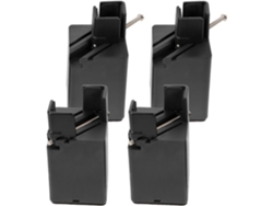 Elevadores De Muebles De Alta Resistencia, 4 Piezas, Bloques Ajustables Para Patas De Cama Y Silla, Soportes.
