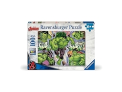 Rompecabezas Ravensburger Marvel Hulk 100 piezas XXL 12004119 P25ravensburger