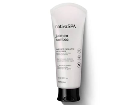 Jabon OBOTICÁRIO Liquido Exfoliante Jasmim Sambac Nativa Spa (175ml)
