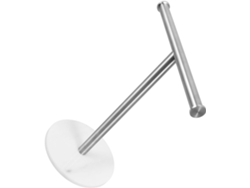 Toallero En Forma De T De Acero Inoxidable Con Base De Mármol, Almacenamiento Compacto Para Toallas De Baño.