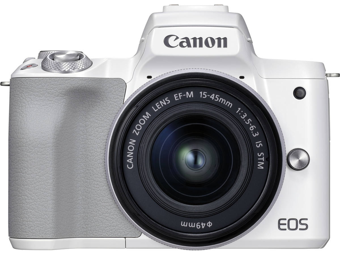 Kit Cámara Mirrorless CANON M50 MII + M15-45 Blanco