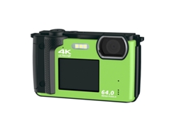 Cámara Digital 4k Para Fotografía Y Video, Zoom Digital De 16x, Cámara De Vlogueo De 64 Mp Para Cámara Compacta (verde)