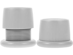 40-65 Mm, 2 Topes Autoadhesivos Ajustables Para Cabecero De Cama De Abs