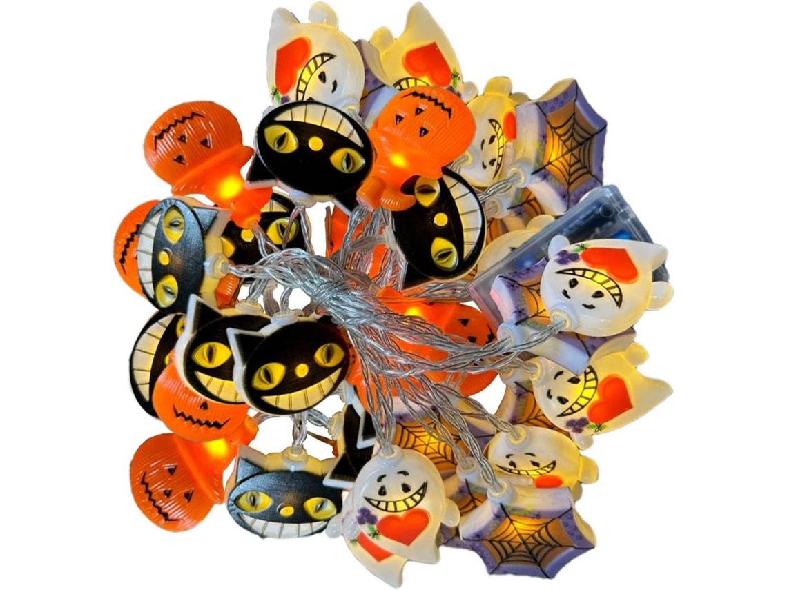 Guirnaldas de luces para Halloween | Iluminación decorativa para interiores | Decoración del hogar | Gokoco