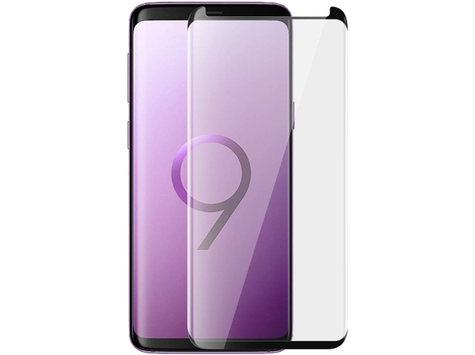 Protector de Cristal Templado AVIZAR Samsung Galaxy S9 Negro