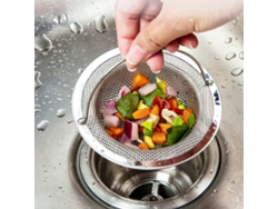 2 Secadores Pia Aco Inox Con Cabo, Para Cocina, Protege Contra Obstrucos, 11x8x2 Cm