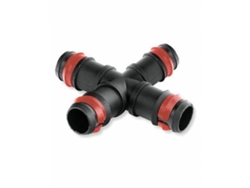 Cruz Goteo 4 Salidas Con Anilla de Seguridad 16Mm. Bolsa de 2 Unidades RIEGOPRO