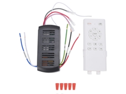 Rebe-kit De Control Remoto Universal Para Ventilador De Techo Con Luz, Temporizador Y Velocidad, Receptor Incluido