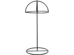 Expositor Sombreros Metal Negro Fácil Instalación Perchero Escritorio Versátil Ideal Tiendas Otros Entornos