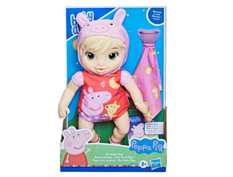 Muñeco HASBRO Baby Alive Peppa Pig Rubia (Edad Mínima: 2 Años - 10,2 x 19,7 x 30,5 cm)