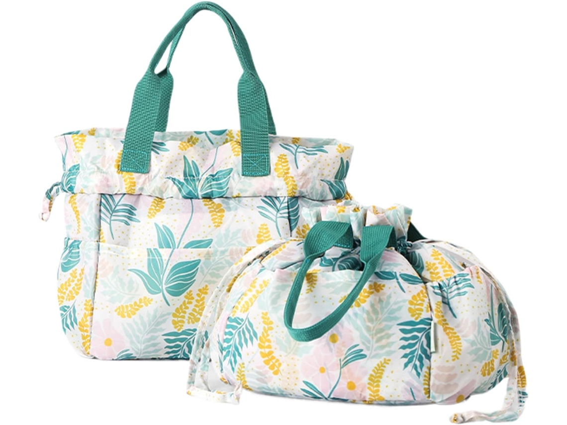 Bolsa Isotérmica Para El Almuerzo | Bolsa Reutilizable Con Cordón Ajustable - Portátil Para Senderismo, Picnics Y La Oficina.