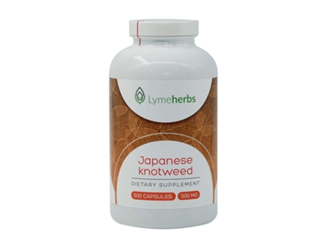Cápsulas de Reynoutria japonica (nudo japonés) estandarizadas al 10% de resveratrol LYMEHERBS (500 cápsulas)