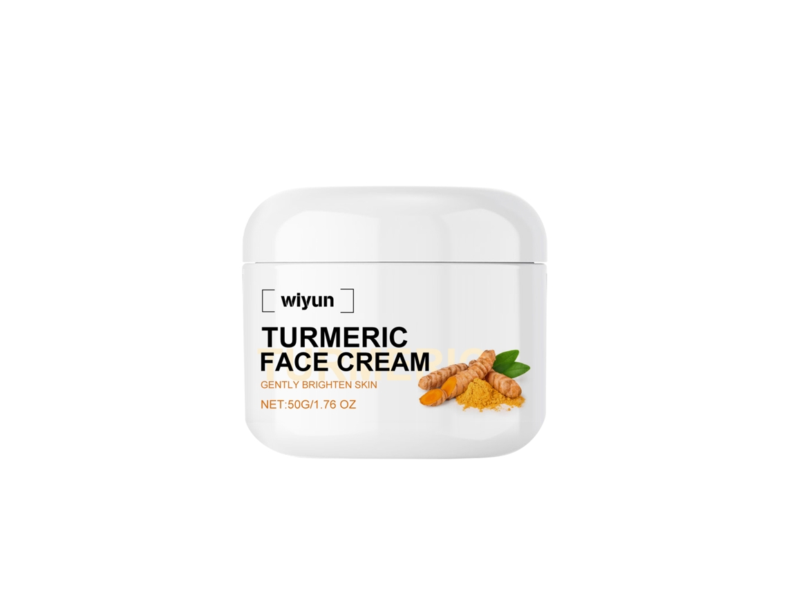 Crema antiarrugas de cúrcuma, ilumina, hidrata, reduce las líneas de expresión y las manchas oscuras, 50 g